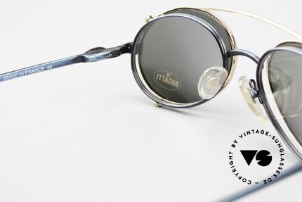 Bugatti 05728 Rare 90's Eyeglasses Clip On, NO RETRO EYEGLASSES, but a precious old ORIGINAL, Made for Men
