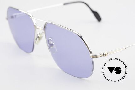 Cartier Orsay Luxury Vintage Sunglasses 90s, costly 'Platine Edition' (frame with platinum finish), Made for Men