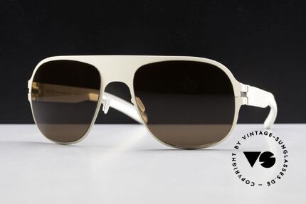 Mykita Rodney Limited Designer Sunglasses, Limited Flash Rodney Ivory SS10M, brown solid, 57/19, Made for Men