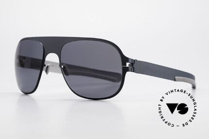 Mykita Rodney Limited Sunglasses From 2011, Limited Flash Rodney Indigo SS10M, black solid, 57/19, Made for Men