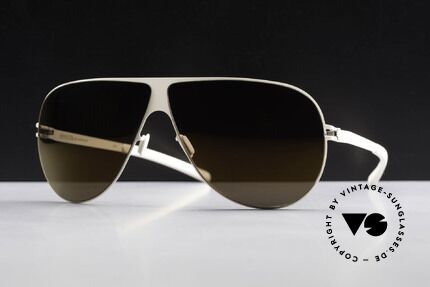 Mykita Elliot Tom Cruise Mykita Sunglasses, Mod. No.1 Sun Elliot Offwhite, brown-flash, size 68/07, Made for Men