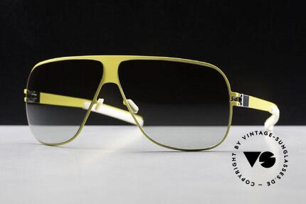 Mykita Hector Aviator Mykita Shades 2009's, Collection Flash Hector Yellow, green-gradient, 65/08, Made for Men