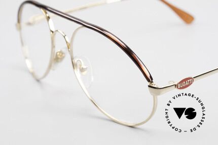 Bugatti 65986 Men's 80's Frame Gold Plated, TOP craftsmanship: Medium - Large size 54mm, Made for Men