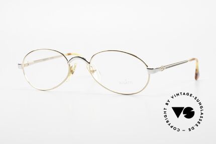 Bugatti 15708 Oval 90's Vintage Specs Rare, elegant vintage designer eyeglass-frame by BUGATTI, Made for Men and Women