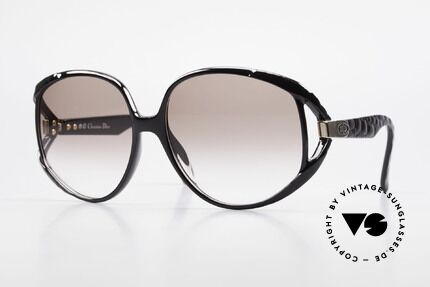 Christian Dior 2320 Rare 80's Ladies XL Sunglasses Details