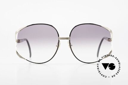 Christian Dior 2250 XL Oversized Shades 80's Ladies, feminine elegant design with huge gray-gradient lenses, Made for Women