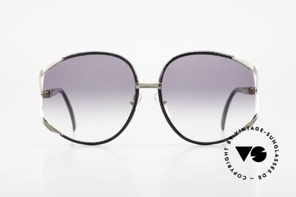 Christian Dior 2250 Rihanna Sunglasses Leather, feminine elegant design with huge orange-gradient lenses, Made for Women