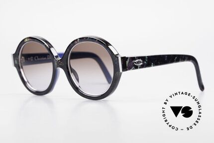 Christian Dior 2446 80's Sunglasses Ladies Round, the incredible OPTYL material does not seem to age, Made for Women