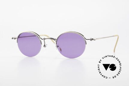 Jean Paul Gaultier 55-7108 Small Panto Sunglasses 90's Details