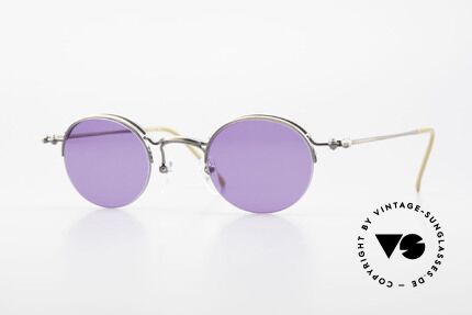 Jean Paul Gaultier 55-7108 Small Panto Sunglasses 90's, timeless Jean Paul GAULTIER designer sunglasses, Made for Men and Women