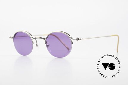 Jean Paul Gaultier 55-7108 Small Panto Sunglasses 90's, lightweight and very comfortable (made in Japan), Made for Men and Women