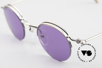 Jean Paul Gaultier 55-7108 Small Panto Sunglasses 90's, unused (like all our rare vintage J.P.G sunglasses), Made for Men and Women