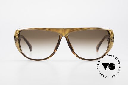 Christian Dior 2421 Ladies Sunglasses 80's Rarity, glamorous colors & pattern thanks to Optyl material, Made for Women