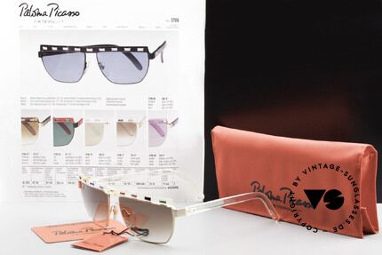 Paloma Picasso 3706 With Colors Of All Gemstones, unworn (like all our rare vintage designer sunnies), Made for Women
