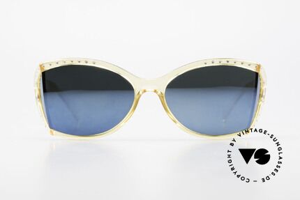Christian Dior 2439 80's Crystal Sunglasses Gem, rhinestones and translucent color thanks to OPTYL!, Made for Women