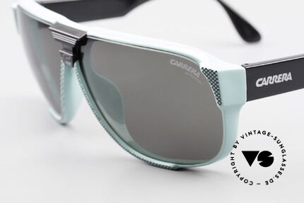 Carrera 5431 80's Vintage Sports Sunglasses, extraordinary frame pattern with "lattice effect", Made for Men