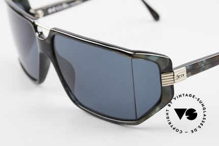 Christian Dior 2440 80's Monsieur Side Shield Mask, with dark blue polycarbonate sun lenses (100% UV), Made for Men
