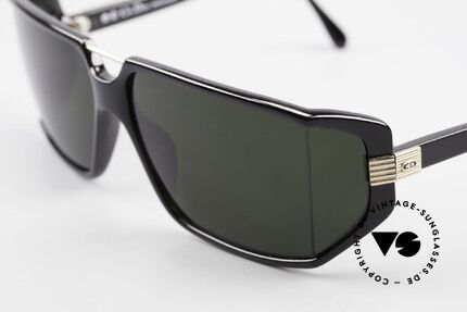 Christian Dior 2440 80's Dior Monsieur Sunglasses, with dark green polycarbonate sun lenses (100% UV), Made for Men