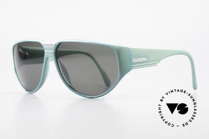 Carrera 5417 Vintage 80's Sports Sunglasses, massive frame with beamy temples; + Carrera case, Made for Men
