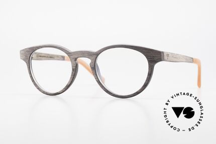 Kerbholz Friedrich Wood Frame Panto Blackwood, WOOD panto glasses by Kerbholz, made in Germany, Made for Men and Women