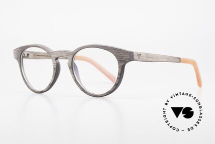 Kerbholz Friedrich Wood Frame Panto Blackwood, the basic color varies from "black" to "brown-black", Made for Men and Women