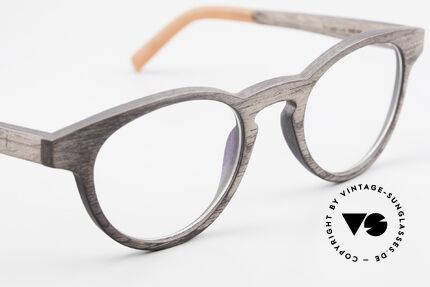 Kerbholz Friedrich Wood Frame Panto Blackwood, unworn pair with flexible spring hinges (1. class fit), Made for Men and Women