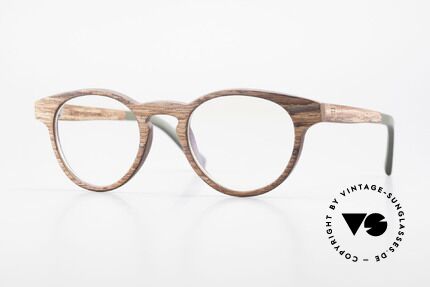 Kerbholz Friedrich Wood Glasses Panto Rosewood, WOOD panto glasses by Kerbholz, made in Germany, Made for Men and Women