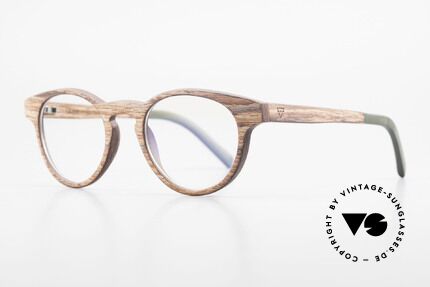 Kerbholz Friedrich Wood Glasses Panto Rosewood, this precious wood is dark brown, very hard & sturdy, Made for Men and Women