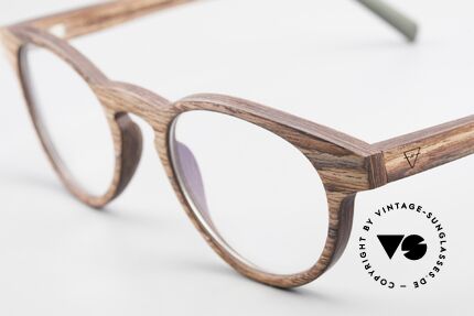 Kerbholz Friedrich Wood Glasses Panto Rosewood, a unique rarity (pure natural material, handmade), Made for Men and Women