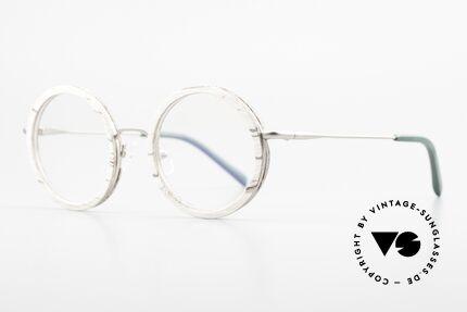 Kerbholz Rudolph Round Wood Frame White Birch, brilliant combination of materials, colors and shape, Made for Men and Women