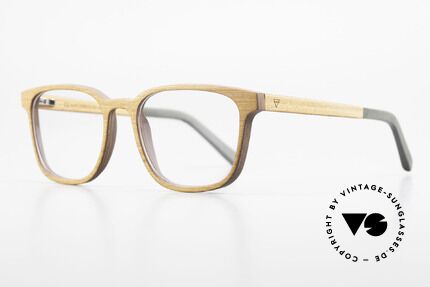 Kerbholz Ludwig Men's Wood Frame Alderwood, the wood is reddish yellow to light reddish brown, Made for Men