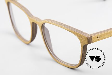 Kerbholz Ludwig Men's Wood Frame Alderwood, a unique rarity (pure natural material, handmade), Made for Men
