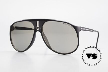 Carrera 5424 Sunglasses Polarized Lens 80's, old 80's sports sunglasses by Carrera; true vintage, Made for Men