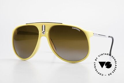 Carrera 5424 Rare Mirrored 80's Sunglasses, old 80's sports sunglasses by Carrera; true vintage, Made for Men