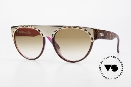 Christian Dior 2437 Ladies Sunglasses 80's Vintage Details