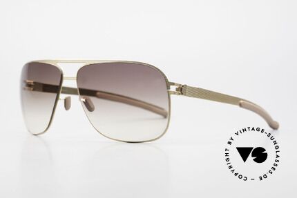 Mykita Luke Rare Luxury Shades From 2008, Model No.1 Sun Luke Goldline, brown-gradient, 63/13, Made for Men