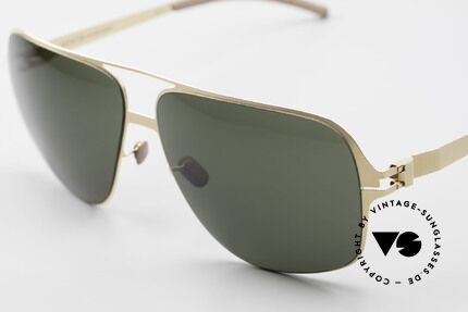 Mykita Cassius Lenny Kravitz XXL Sunglasses, innovative flexible metal frame; XXL size: 150mm width, Made for Men