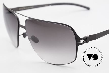 Mykita Cassius XXL Sunglasses Lenny Kravitz, innovative flexible metal frame; XXL size: 150mm width, Made for Men