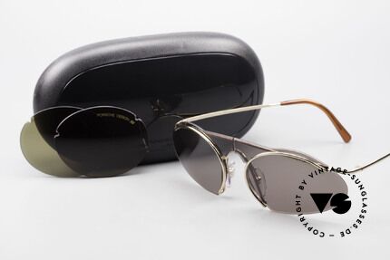 Porsche 5690 2 in 1 Sunglasses Two Styles, Size: medium, Made for Men and Women