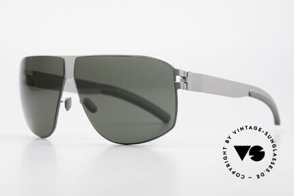 Mykita Terrence Mykita Sunglasses Vintage 2011, Model No.1 Sun Terrence Concrete, green-solid, 66/08, Made for Men