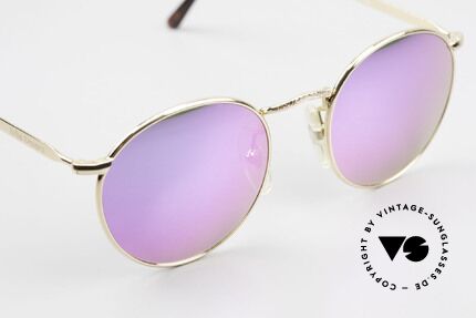 John Lennon - Imagine With Pink Mirrored Sun Lenses, NO RETRO PANTO SUNGLASSES; but a rare old Original, Made for Men and Women