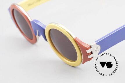 Karl Lagerfeld 3604 Round Multicolored 80s Shades, every frame is serially numbered: this is number 1279!, Made for Men and Women