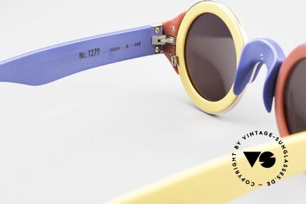 Karl Lagerfeld 3604 Round Multicolored 80s Shades, the sun lenses could be replaced with prescription lenses, Made for Men and Women