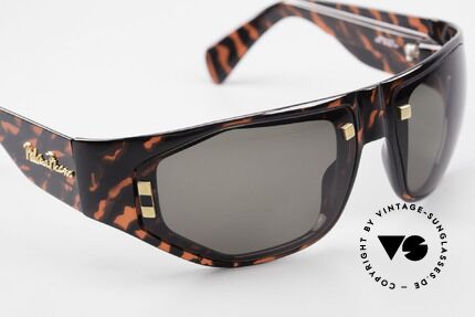 Paloma Picasso 3701 90's Wrap Sunglasses Ladies, wrap around shades: the frame wraps the face round, Made for Women