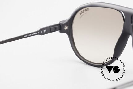Carrera 5565 Old Sunglasses 1980's Vintage, black frame with brown-gradient lenses (100% UV prot.), Made for Men and Women