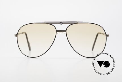 Alpina PCF 250 Orange Gradient Sun Lenses, black-gold aviator frame in large size 58/14, 140, Made for Men