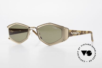 Cazal 912 Snakeskin Frame Pattern, glamorous designer sunglasses for women by CAZAL, Made for Women