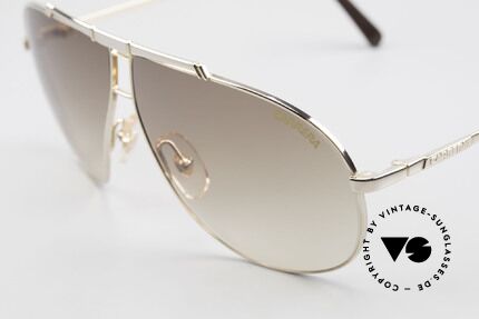 Carrera 5401 Small 80's Shades 3 Sets of Lenses, 1x brown-gradient, 1x gray-gradient, 1x gray Ultrasight, Made for Men and Women