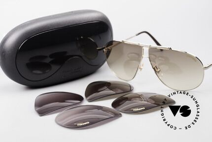 Carrera 5401 Small 80's Shades 3 Sets of Lenses, Size: medium, Made for Men and Women