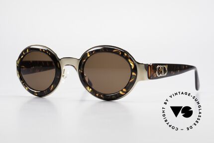 Christian Dior 2037 Round Ladies Sunglasses 90's, round CHRISTIAN DIOR ladies designer sunglasses, Made for Women